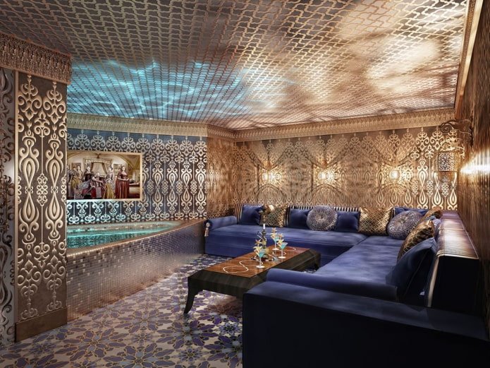 Antesala de estilo marroquí