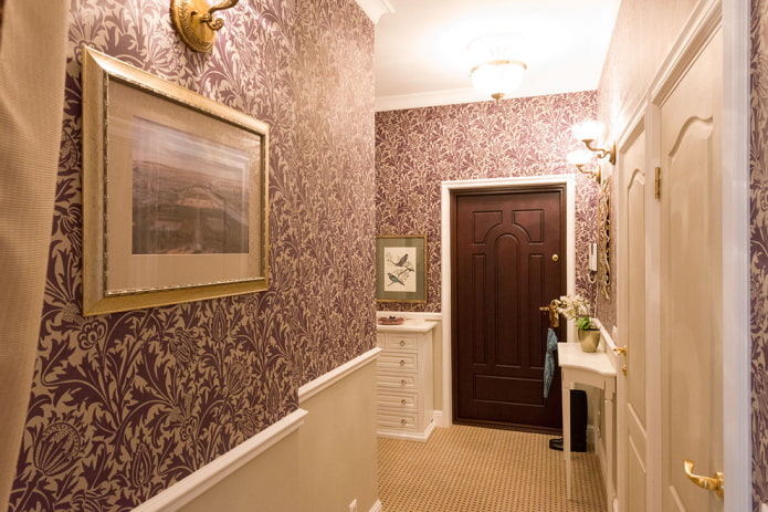 decoración de pasillos de estilo clásico