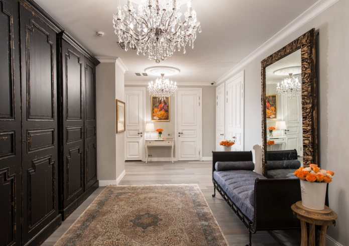 Muebles de recibidor de estilo clásico