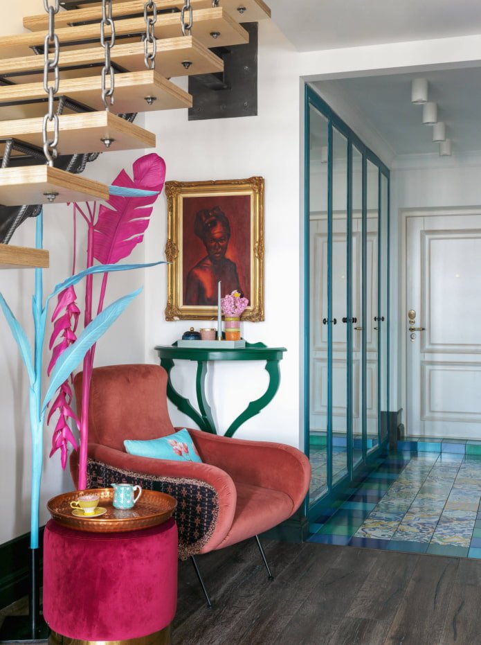 Decoración y muebles de estilo fusión