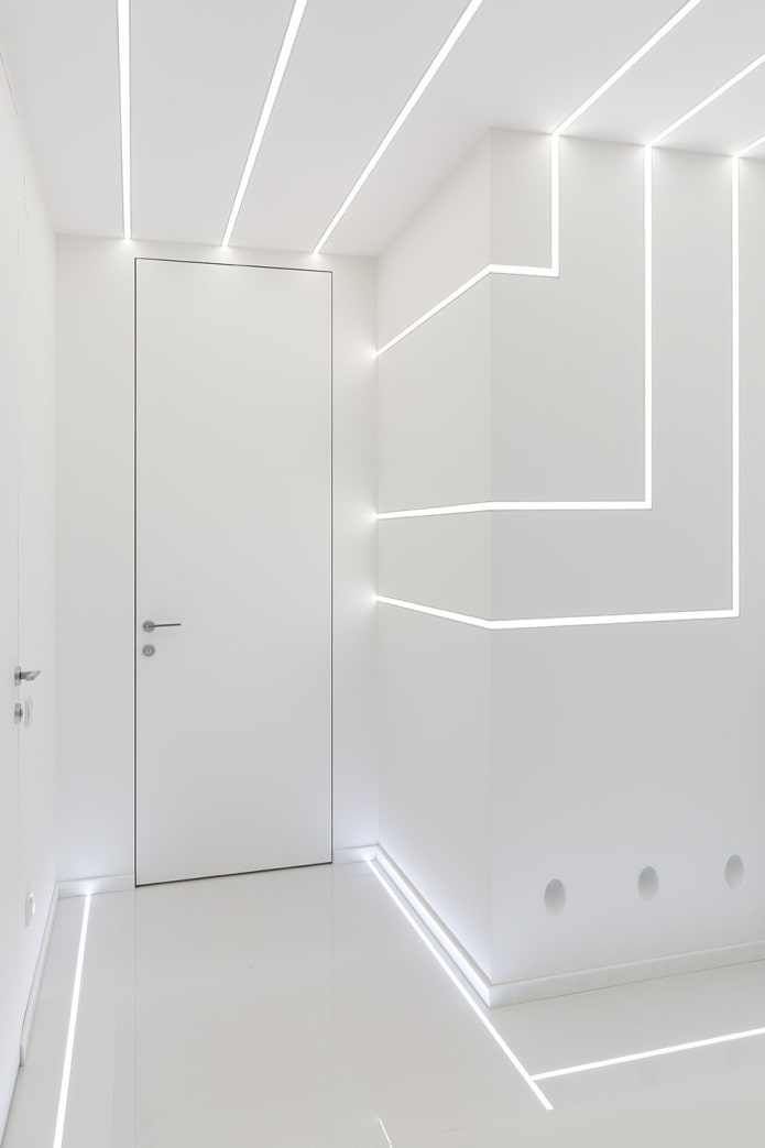Minimalismo en un recibidor pequeño