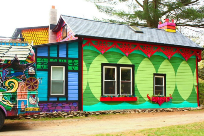 Pintura en la fachada