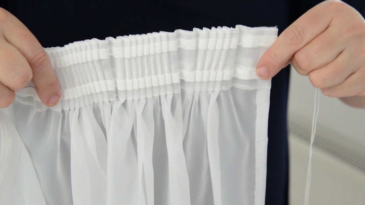 cortain tape on tulle