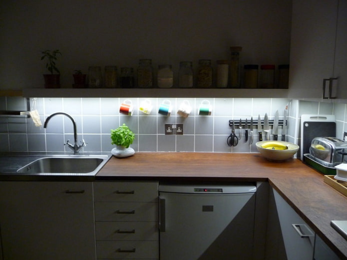 Iluminación LED para cocina