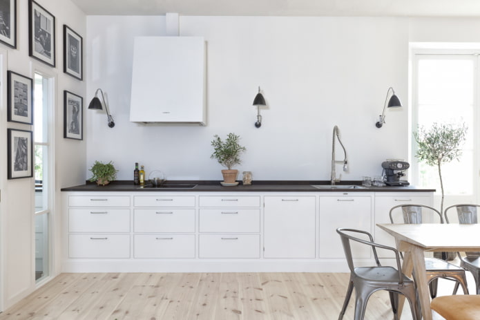 apliques en la cocina