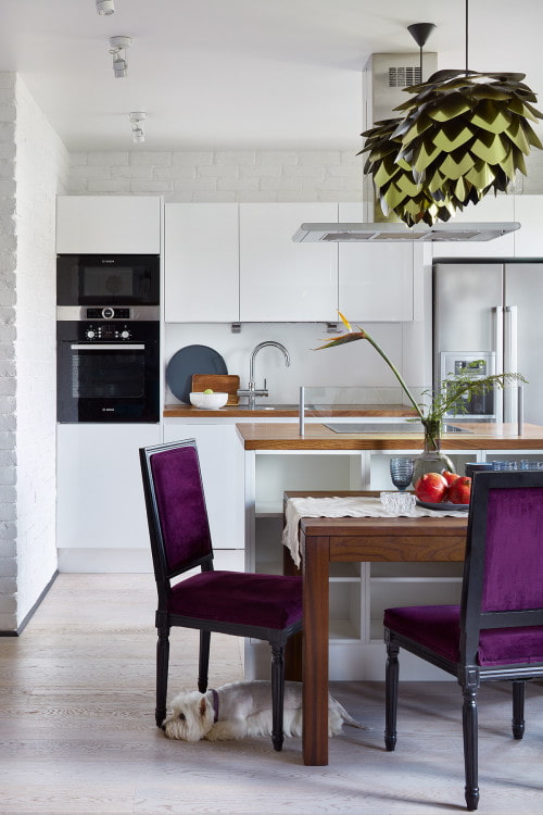placa de cocina en la isla