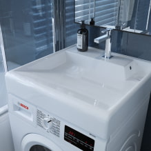 Lavabo sobre lavadora-4