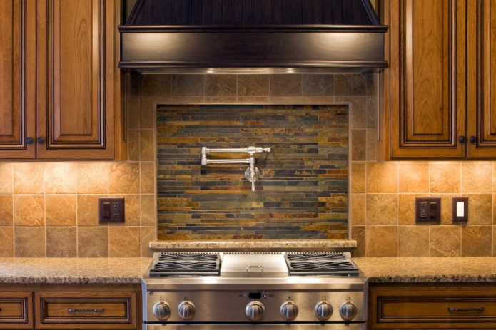 Combinación de azulejos de diferentes formas