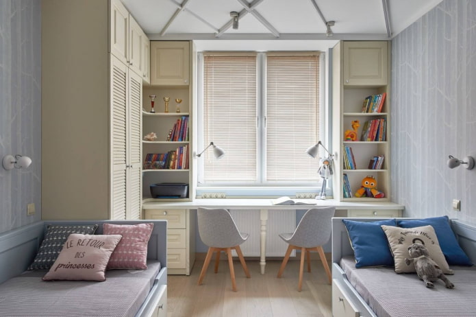habitación infantil para hermano y hermana