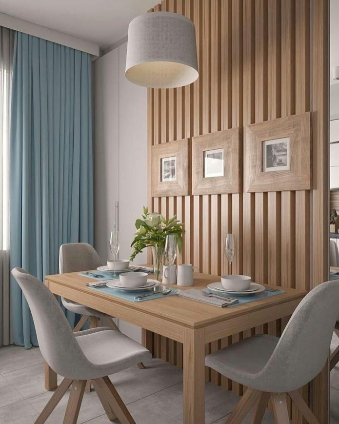 acabado de cocina de madera