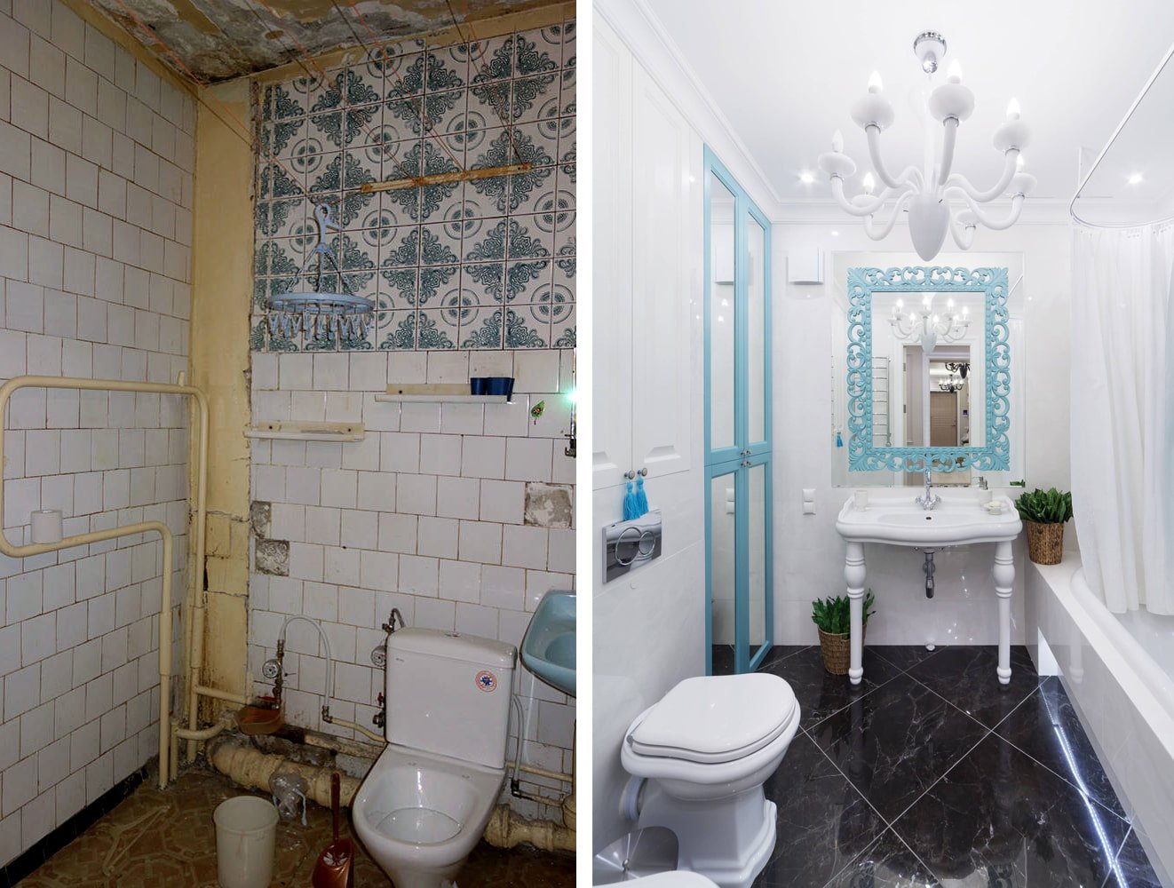 10 ejemplos de reformas de baños con fotos del antes y el después