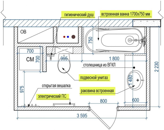 Plano de Baño