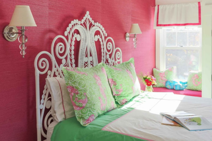 Papel pintado frambuesa