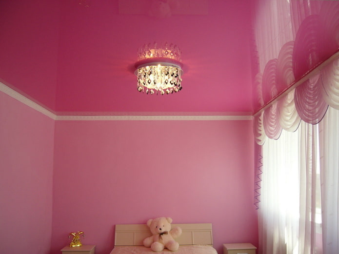 tejido elástico brillante rosa