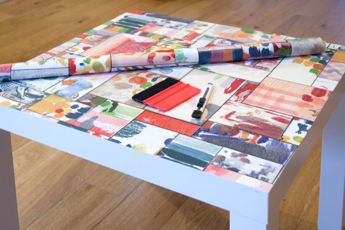 Autoadhesivo para la mesa LACK