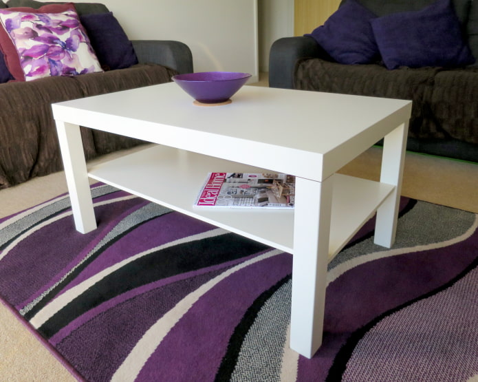Mesa blanca 90x55