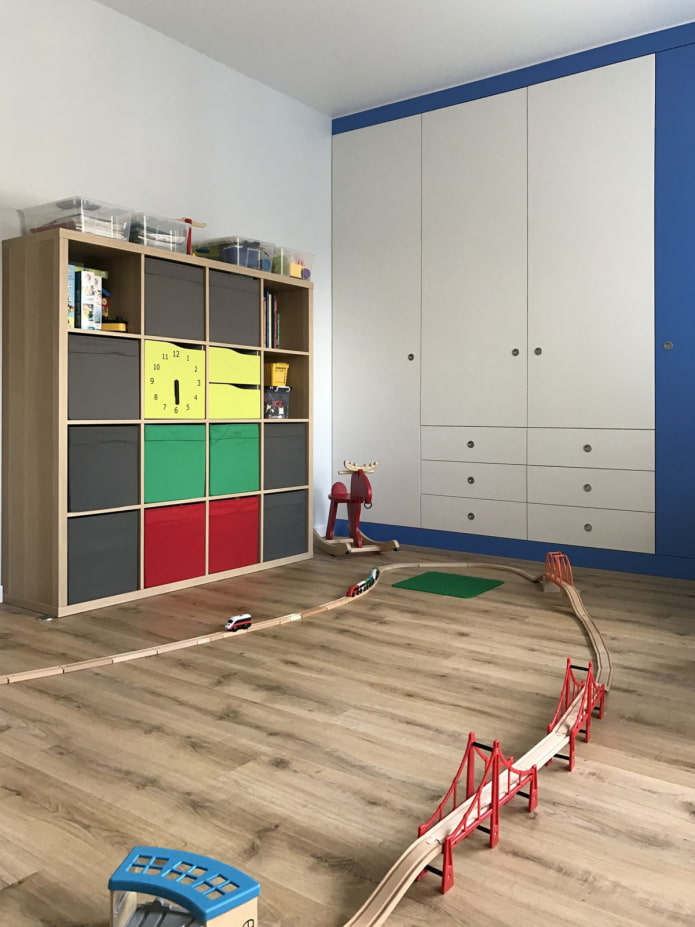 KALLAX en la habitación infantil