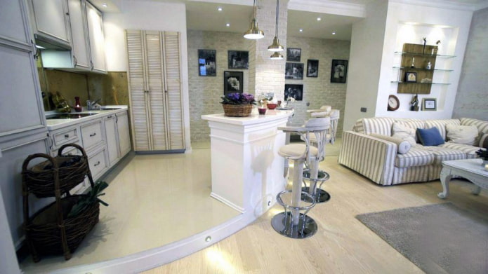 Cocina-living room