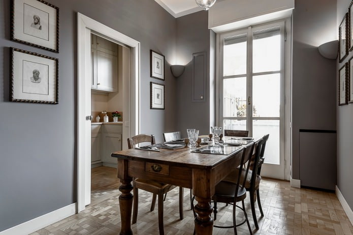 pintura de pared gris
