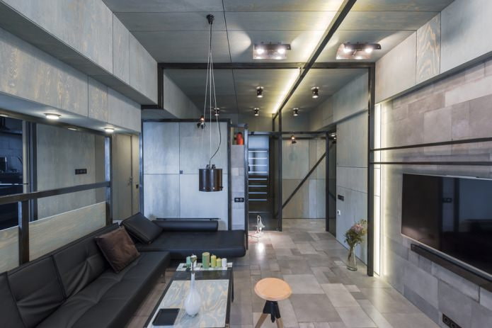 salón estilo loft