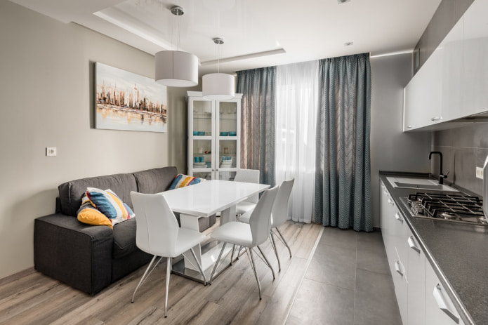 cocina-sala de estar