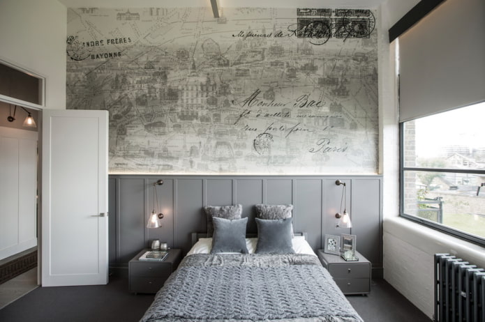 interior gris en estilo loft