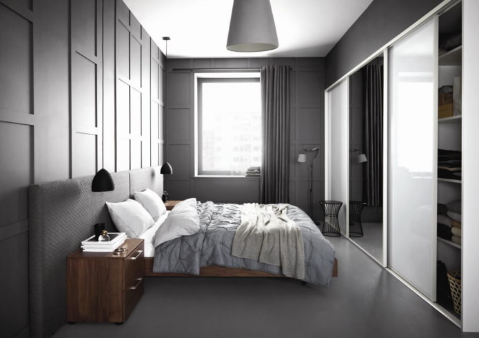 muebles de interior en tonos grises