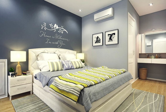 muebles de interior en tonos grises