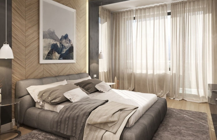 diseño de interiores en tonos grises y beige
