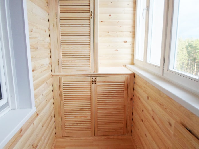 armario color madera