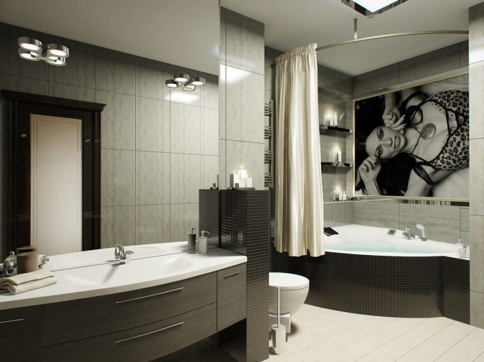 cortina para el baño