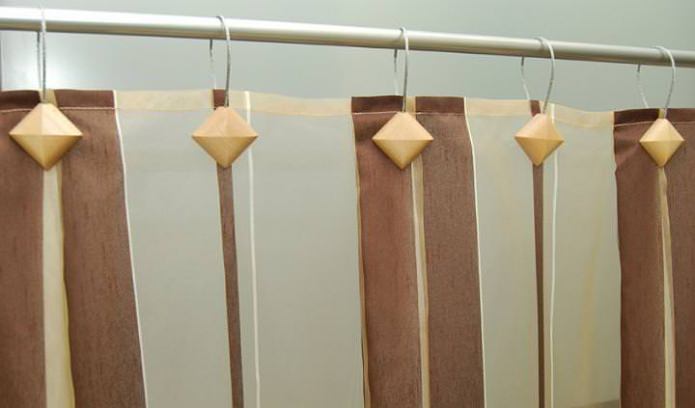abrazaderas magnéticas para sujetar una cortina de baño