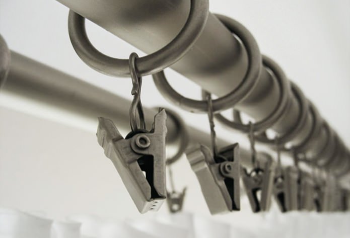 pinzas para colgar cortinas de baño