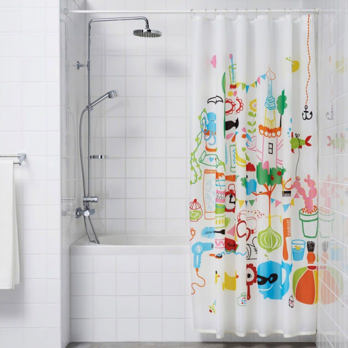 cortina para el baño