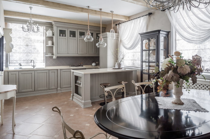 Cortinas estilo provenzal