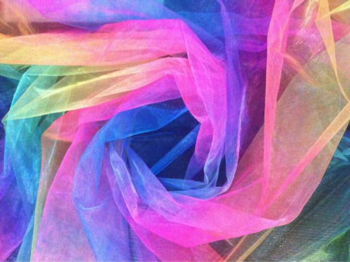 organza arcoíris