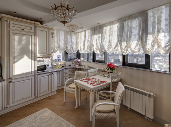 Cortinas de organza austriacas