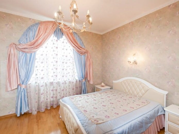Cortinas en el dormitorio