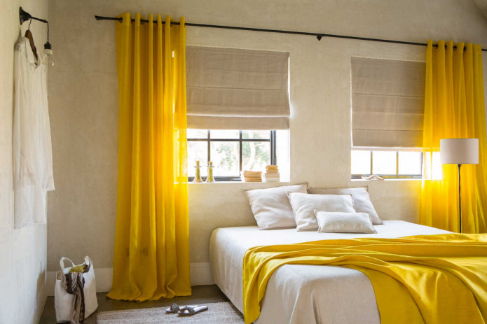 cortinas en el dormitorio