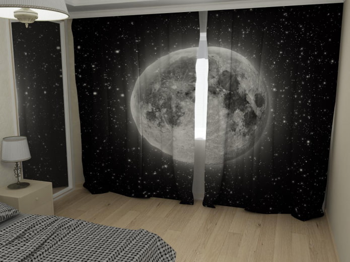 Cortinas con fotos de paisajes