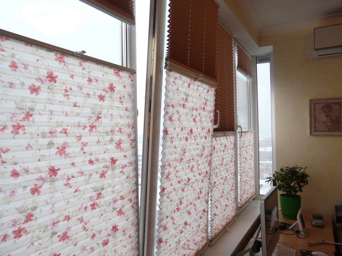 Cortinas plisadas