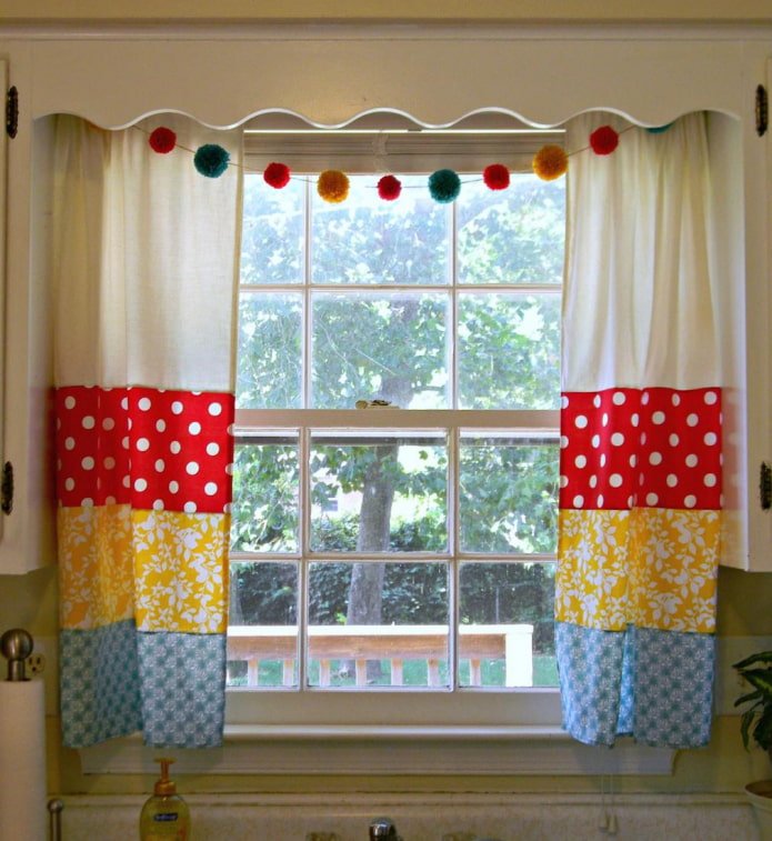 Cortinas combinadas