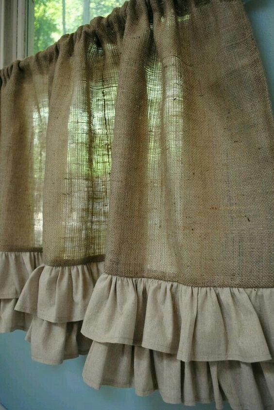 cortinas con volantes