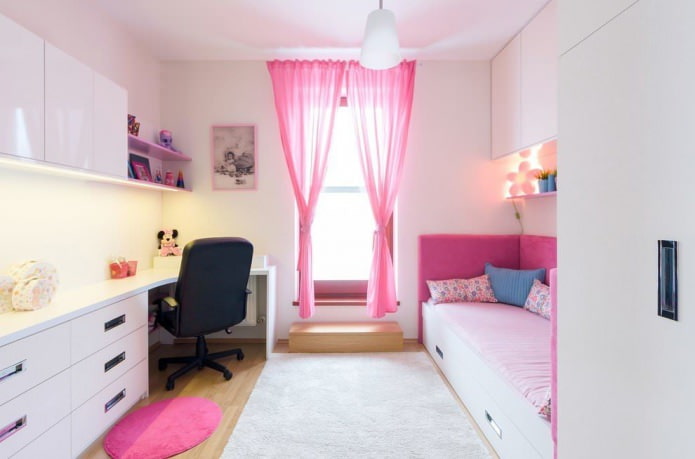 cortina rosa