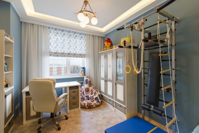 Cortinas estilo marinero para habitación infantil