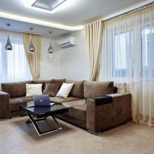 Cortinas para la sala de estar: 70 elegantes ideas fotográficas para el interior-18
