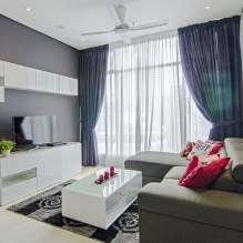 Cortinas para la sala de estar: 70 elegantes ideas fotográficas para el interior-11