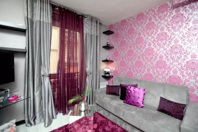 Cortinas con ojales para el salón