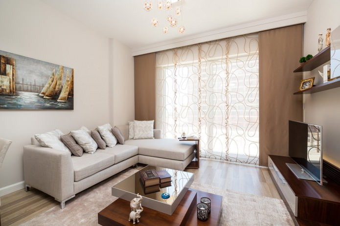 cortinas japonesas para el salón
