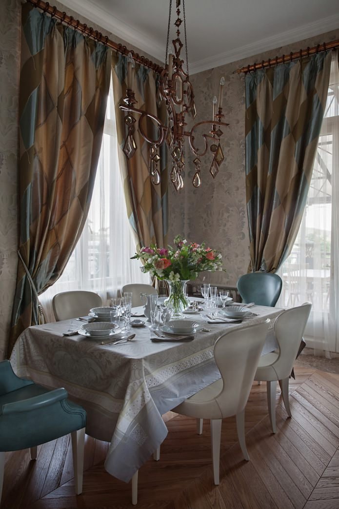 cortinas con estampado